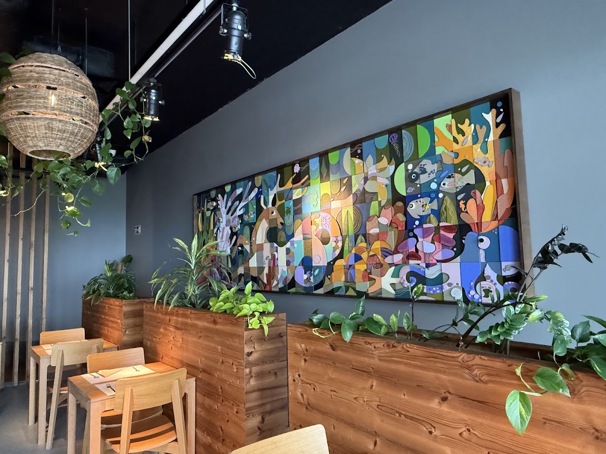 Open kitchen area at Jangada